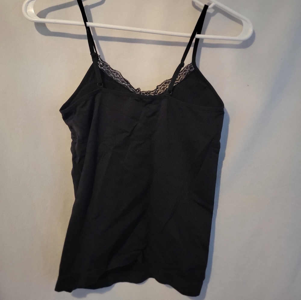 No boundaries black lace trim tank top small